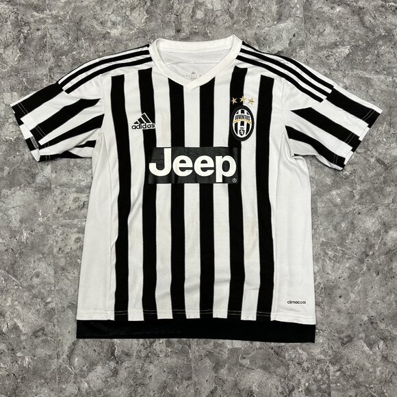 Adidas Jeep Juventus 2015/2016 Home Football Shirt Jersey Size L Adult - Picture 1 of 5